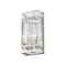 Z-Lite Mersesse 2 Light Wall Sconce, Brushed Nickel & Clear 6006-2S-BN - alternate 2